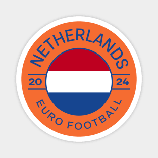 Netherlands Euro Football 2024 Design Magnet